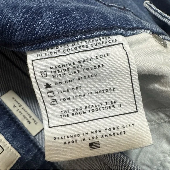 AYR Straight Leg Jeans in Medium Blue Wash - Picture 7 of 8